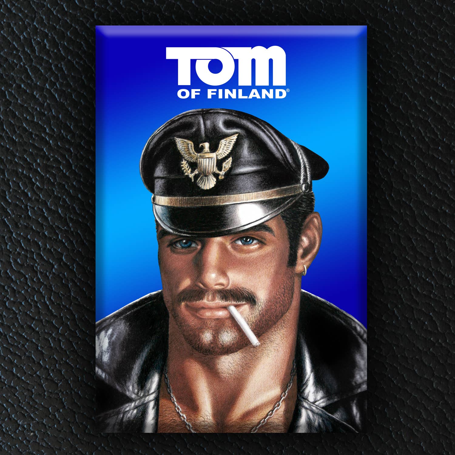 Peachy Kings / Kweer Cards - Vente Aimants - Tom of Finland Leatherman (dur) Aimant0