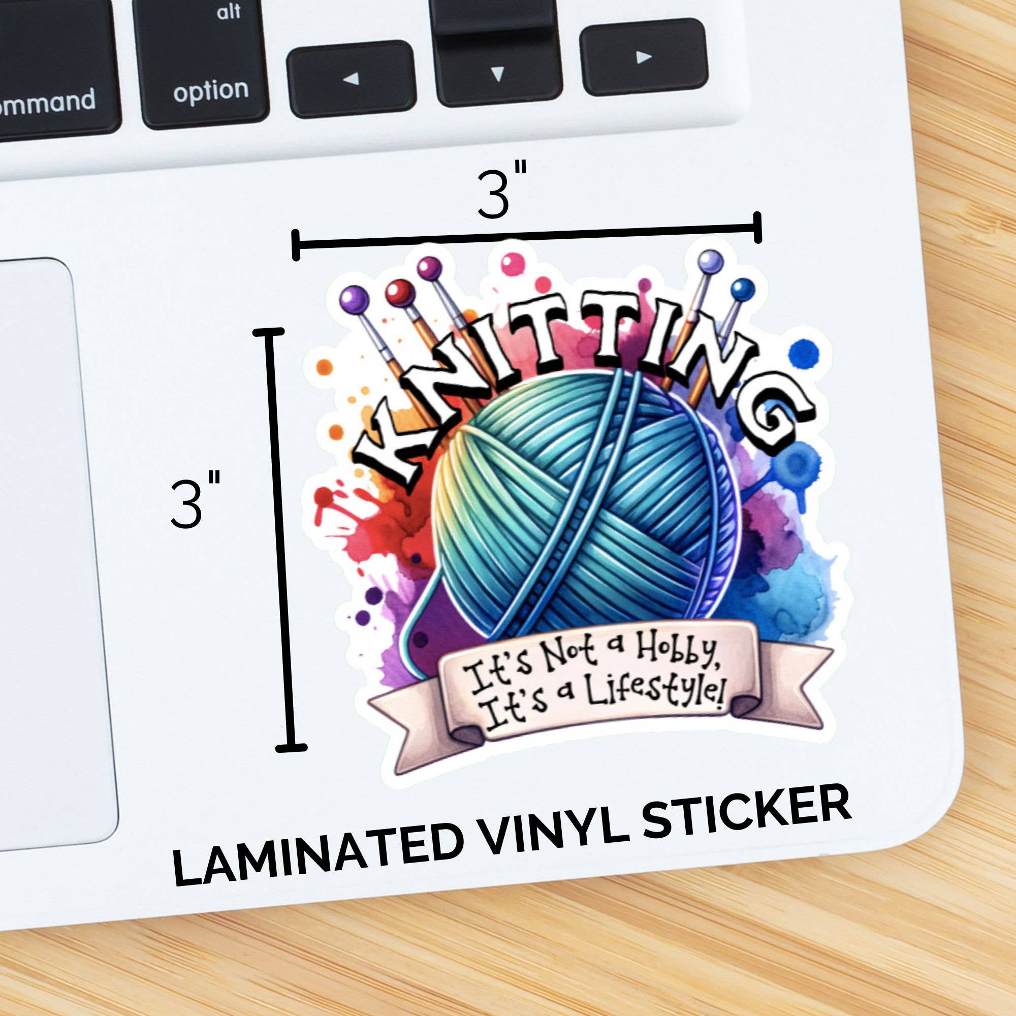 Roxanne Johnston Designs – wholesale Sticker – Knitting: It's Not A Hobby, It's A Lifestyle!3