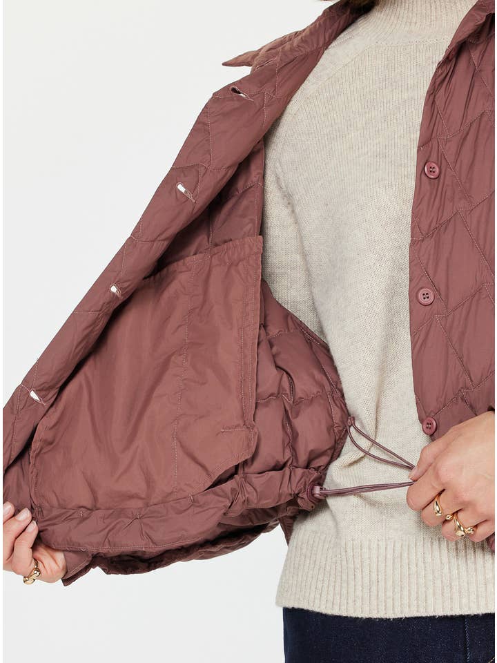 Current Air - Wholesale Jacket - Women's - Quilted Duck Down Crop Jacket11