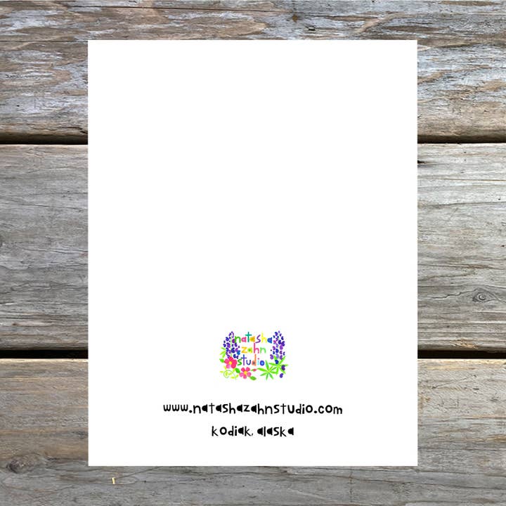 Natasha Zahn Studio - Wholesale I'm Sorry Card - Sorry I've Been Crabby Note Card1