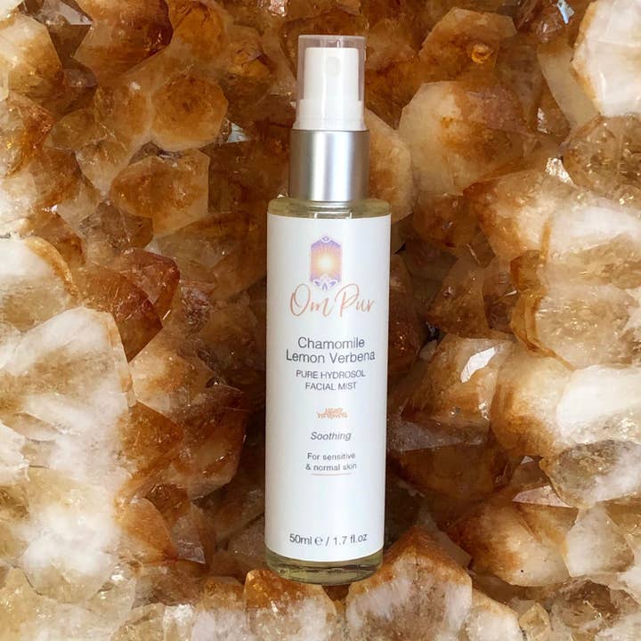 OM PUR SKINCARE – wholesale Face & body mist/water – Chamomile-Lemon Verbena Hydrosol Facial Mist