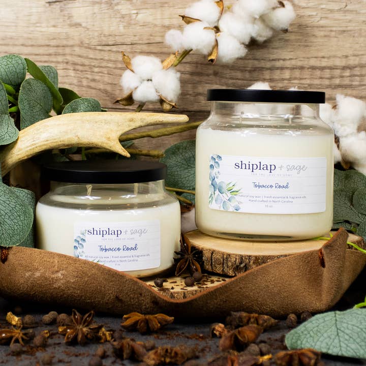 Tobacco Road - Candle for wholesale by Shiplap and Sage