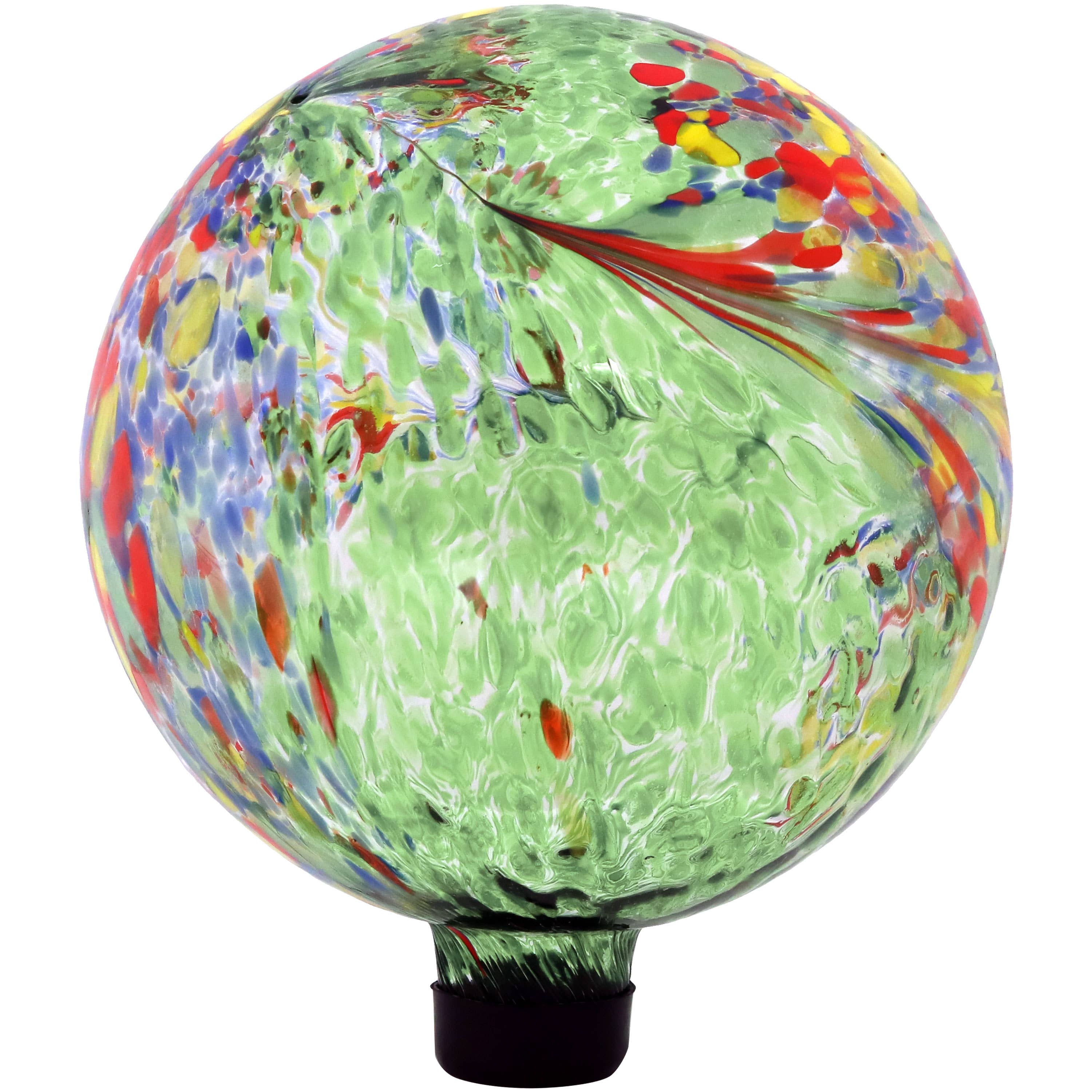 Sunnydaze Decor - Wholesale Outdoor Ornament/Decor - Green Artistic Glass Gazing Globe - 10 in1