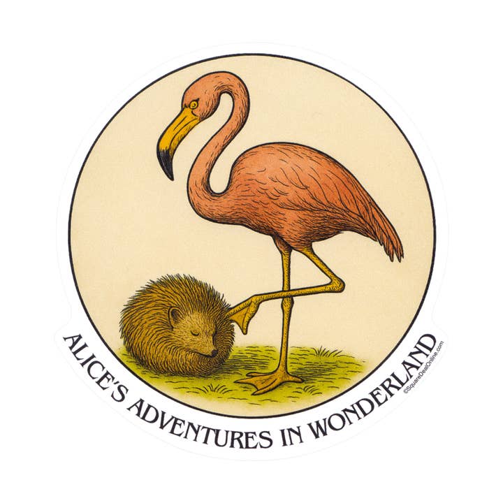 Sticker - Alice's Adventures In Wonderland - Croquet Team for wholesale by Square Deal Recordings & Supplies