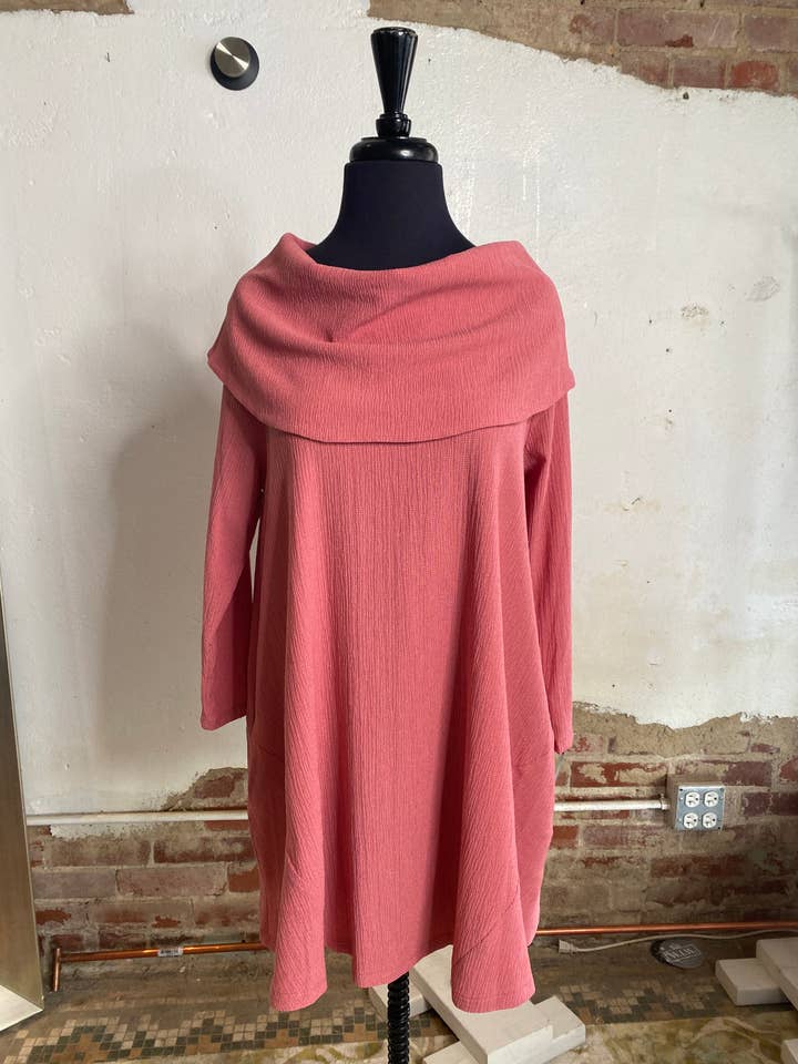 Gauze Jersey Cowlneck Tunic for wholesale by Serendipity Boutique/ Wear It Well Wholesale