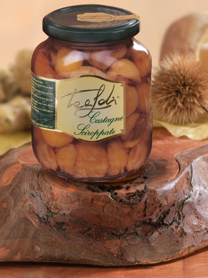 Kastanjer i sirap 350g för wholesale av ANTICO PASTIFICIO TEALDI SRL (Tealdi)