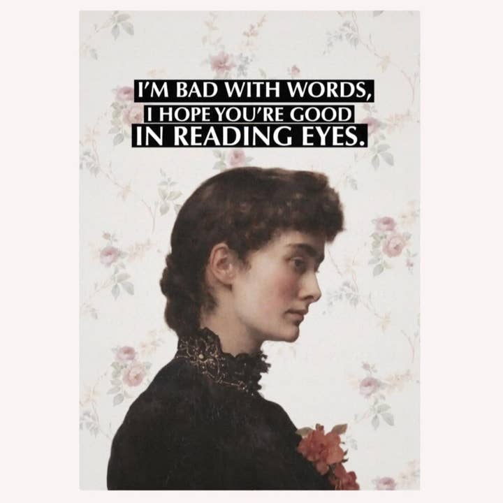 Postkarte Statement “Reading Eyes", A6 für den Großhandel von HERZallerliebste…von anderer ART