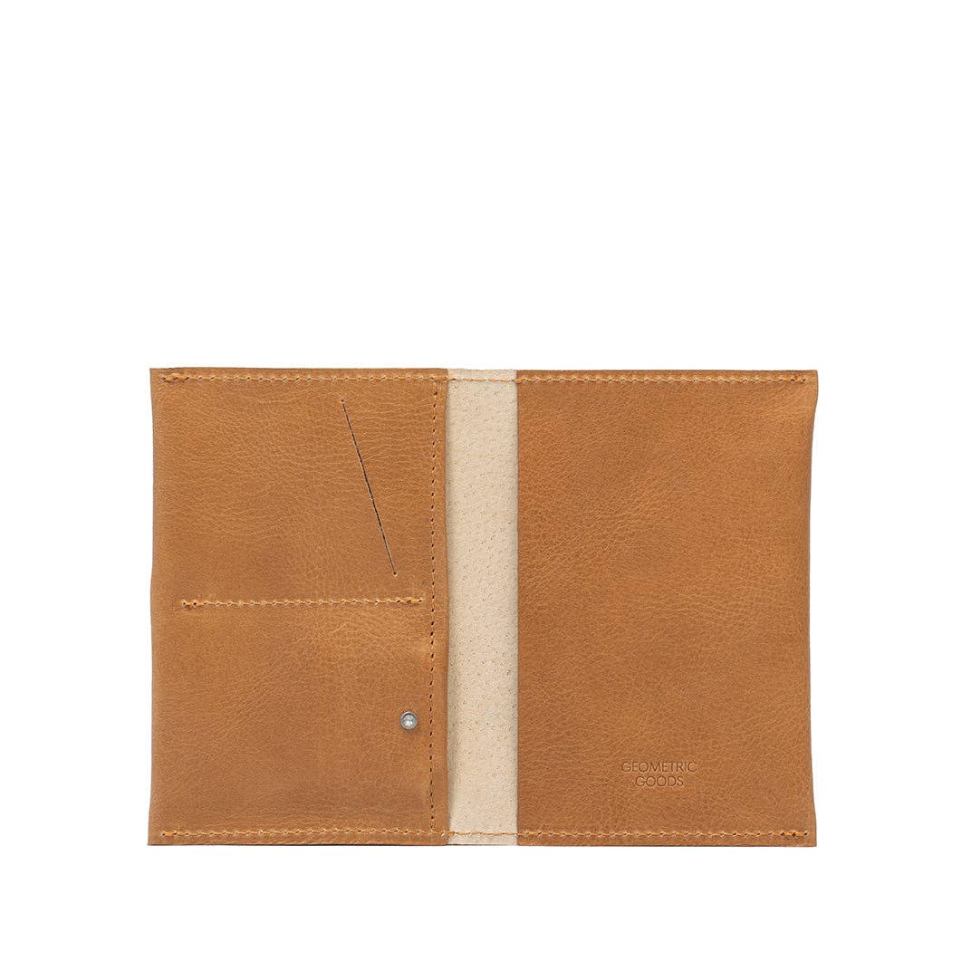 Geometric Goods - Wholesale Passport Case - Women's - Leather AirTag Passport Holder 2.06