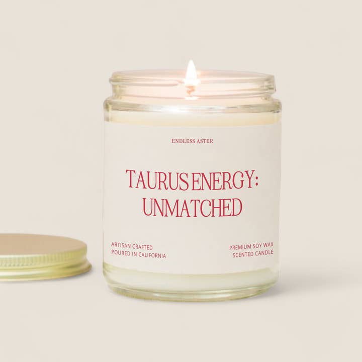 Taurus Energy - 8, 16 oz sojakrukelys, fødselsdag, april, maj for engroshandel hos Endless Aster