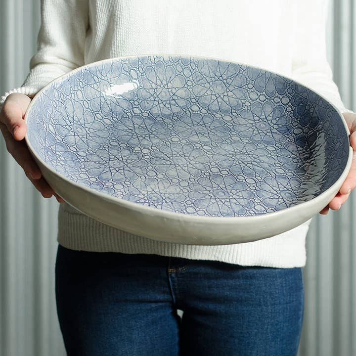 Wonki Ware - Wholesale Dish - Pie Dish White Lace2