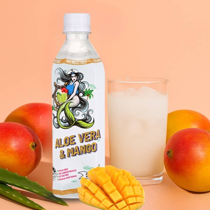 Tea Industries - Wholesale Iced tea - 24 x Aloe Vera & Mango - Sugar free - Limited Edition2