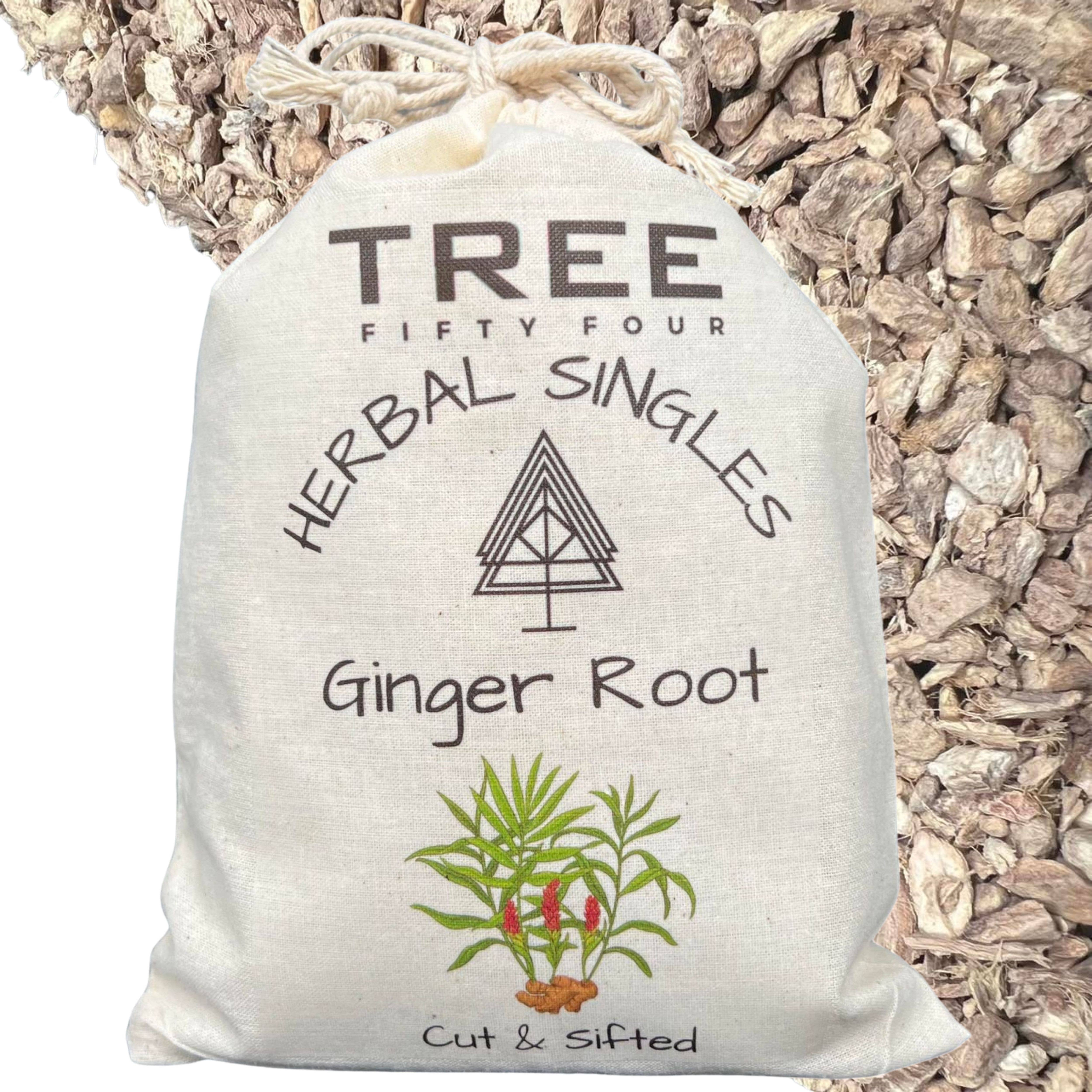 Tree Fifty Four - Wholesale Health/Detox Tea - Ginger Root 6-Pack Sachet Set | 3.5" x 4.75"2