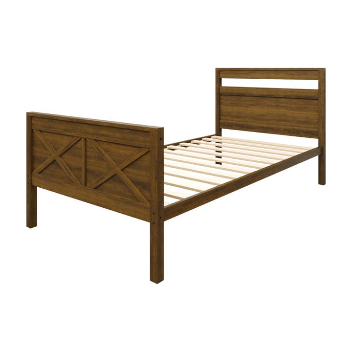 Home Design - Wholesale Bed - Home Design Exeter Twin Over Twin Solid Wood Standard Bunk Bed Frame22