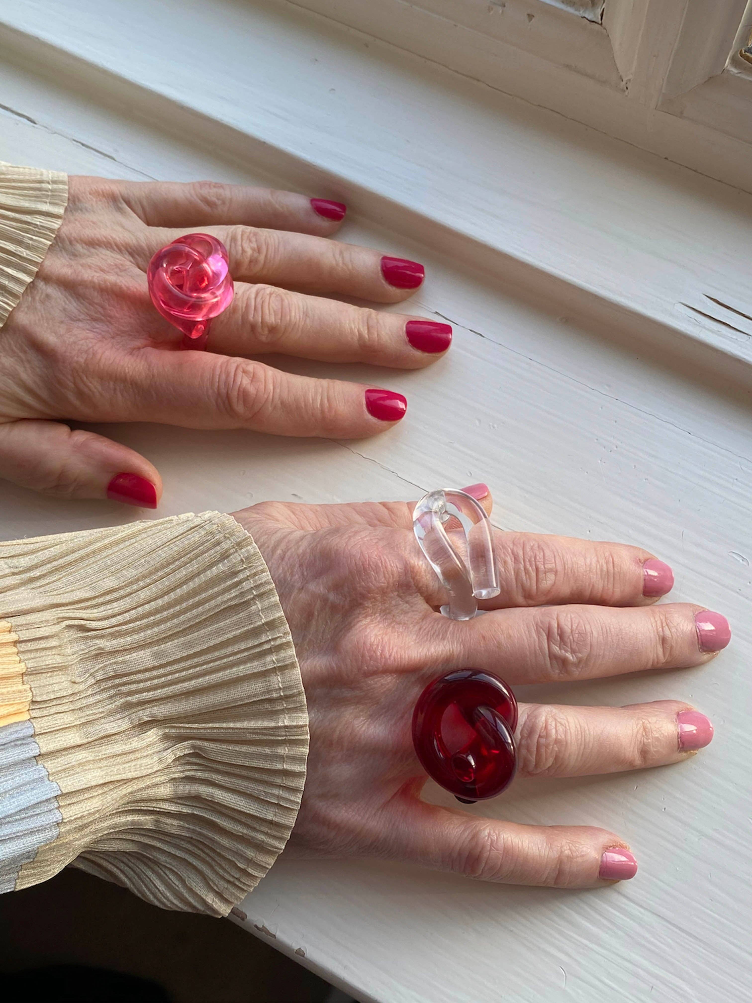 REMOVED BRAND - Wholesale Cocktail/Statement Ring - Pretzel Ring10