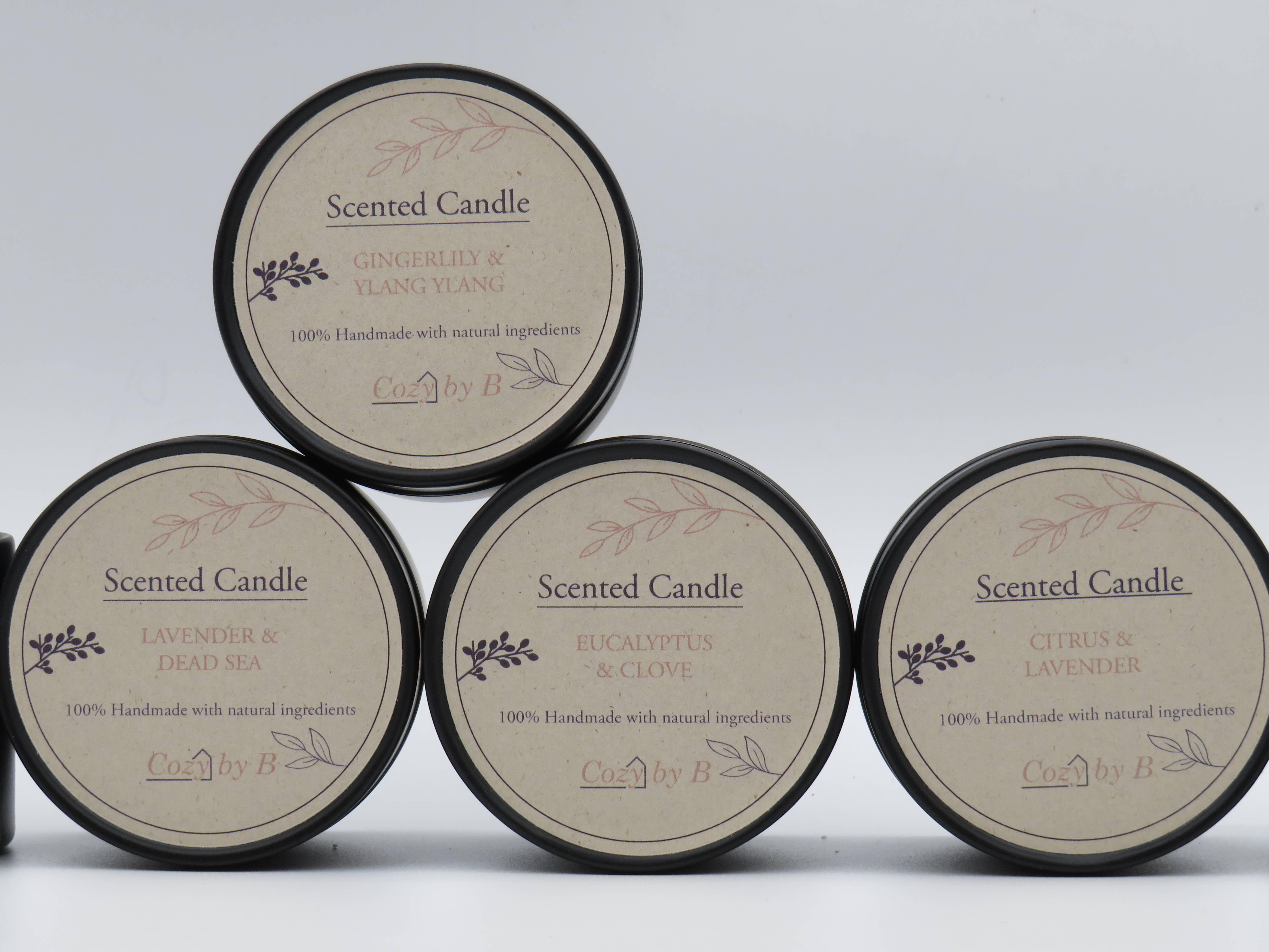 Cozy by B - Wholesale Jar/Filled Candle - Scented Candle Lavender & Dead Sea4