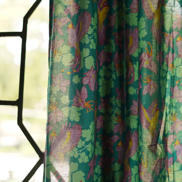 Annahmol - Wholesale Curtain - Vintage Inspired Botanical Sheer Curtains: Assorted Prints20