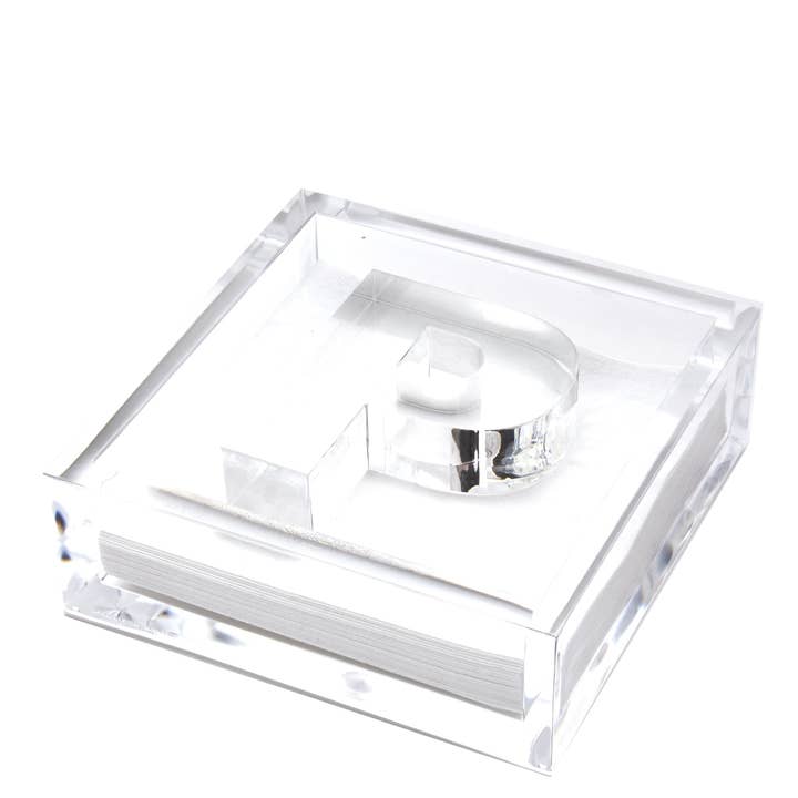 Tara Wilson Designs - Wholesale Napkin Holder - INITIAL COCKTAIL NAPKIN HOLDER14