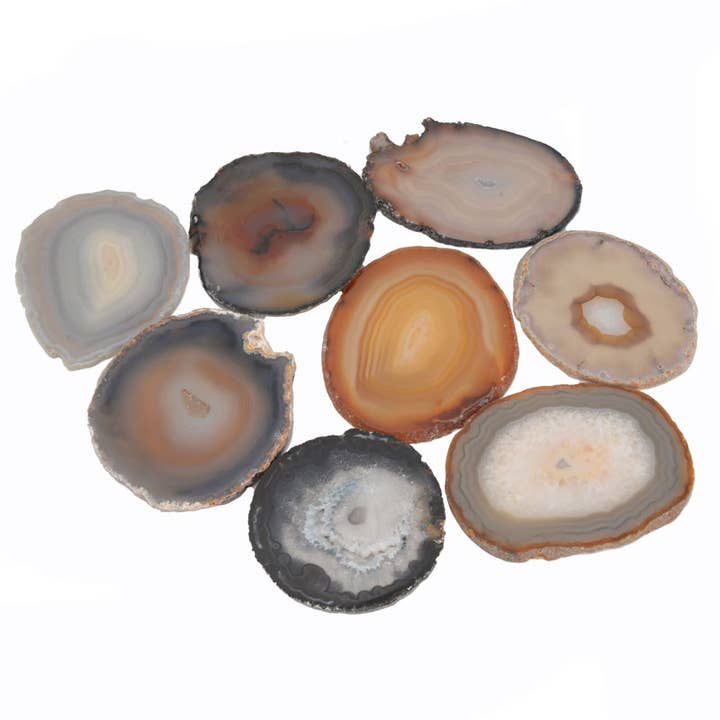 Benjamin International - Wholesale Spiritual Stone/Crystal - Natural Loose Agate Slices - Sold By Piece1