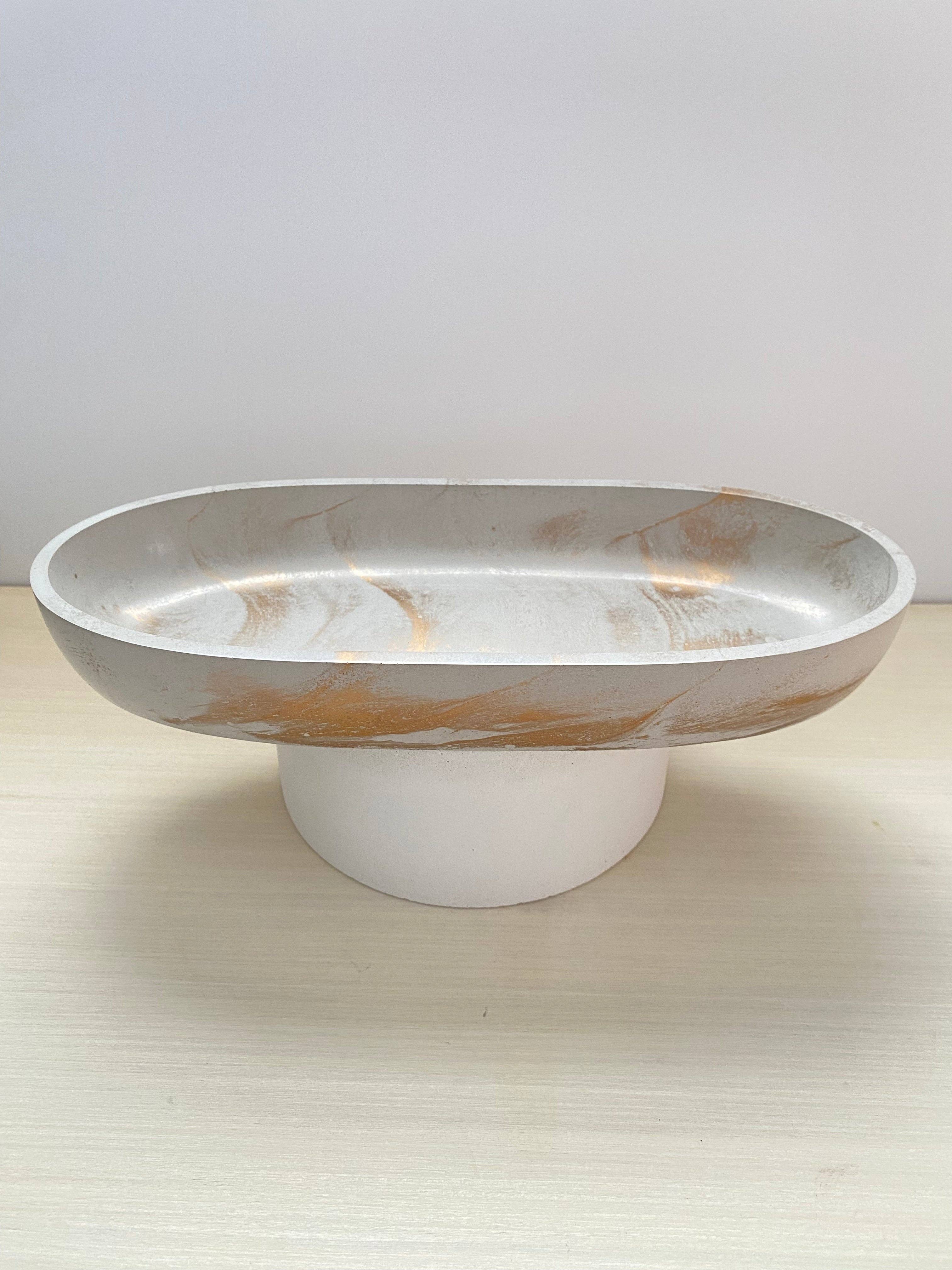 Fancy Concrete - Wholesale Decorative Plate/Dish/Bowl - Dough Concrete Bowl0