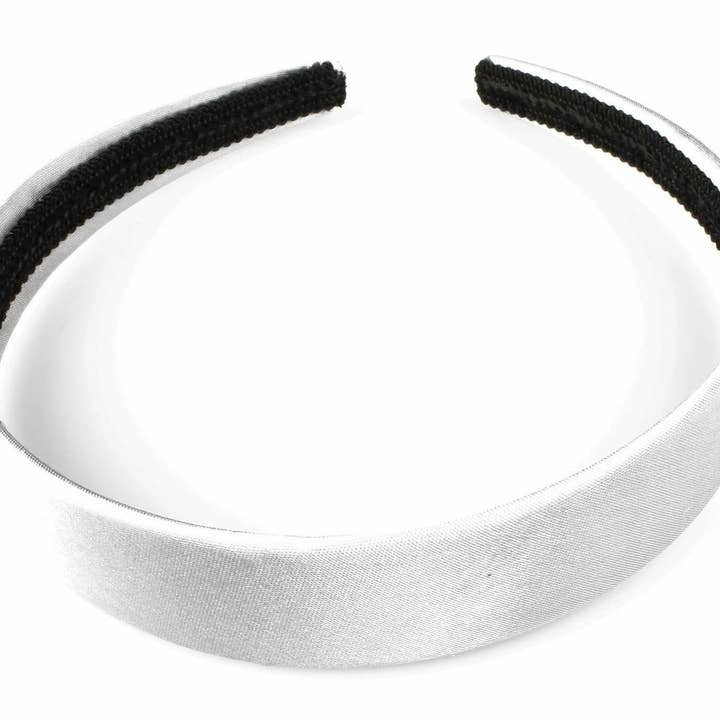 Topkids Accessories - Wholesale Fashion headband – women's - Satin Alice Headband Head Band Hairband Hair Band Women for Adult Girls Kids School 60s 70s 80s Plain Aliceband 2.5cm 1" Thick Wide Hard6