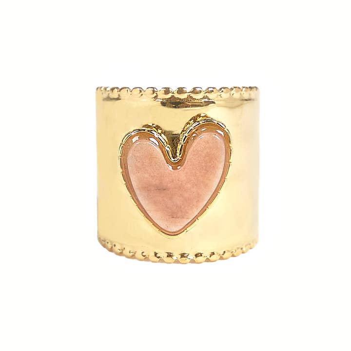 Cassette Barcelona - Wholesale Cocktail/Statement Ring - Stainless Steel Heart Ring4