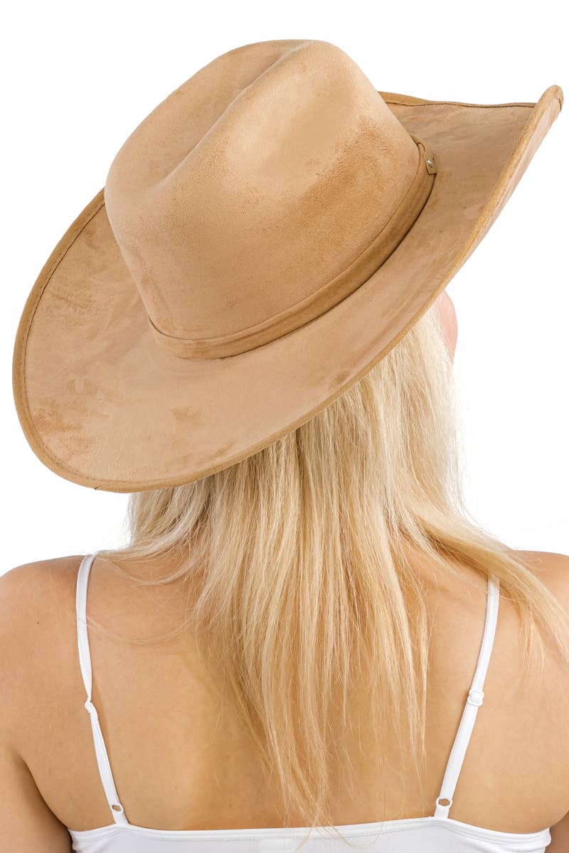 Cap Zone – Engroshandel Cowboyhat - Dame – Falsk nubuck ruskind cutter cowboyhat50