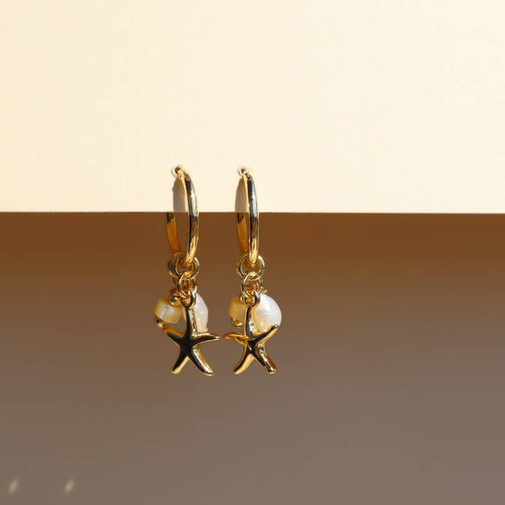 Stella Marie - Wholesale Dangle Earrings - Starfish Charm Earrings5