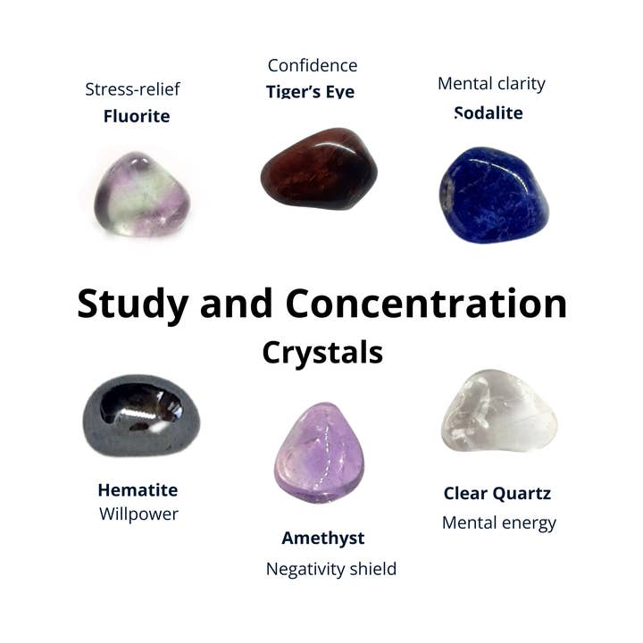 A Thousand Crystals – wholesale Andlig sten/kristall – Studie- och koncentrationskristalluppsättning: Andliga stenar