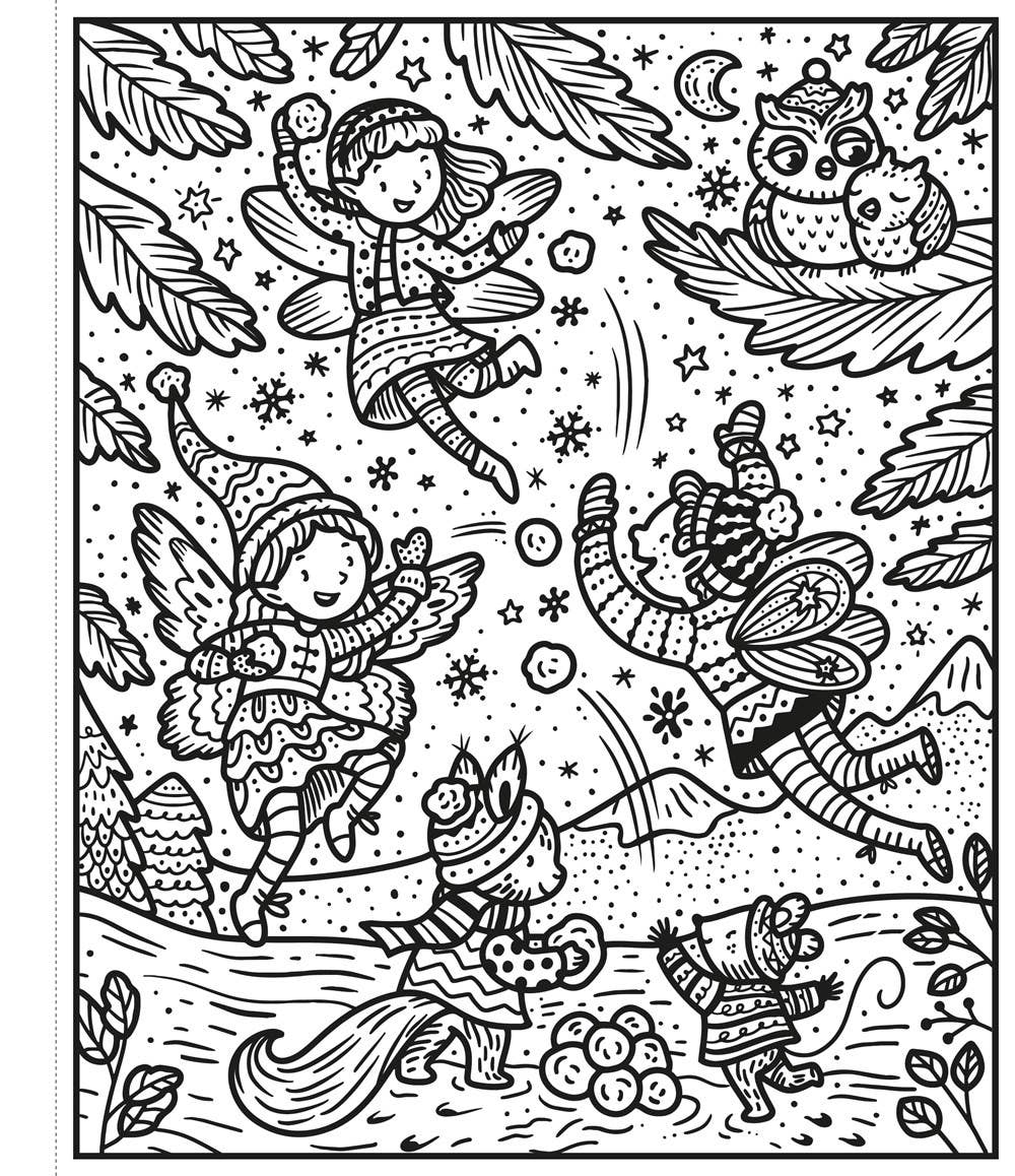 HarperCollins - Wholesale Coloring & Activity Book - Kids & Baby - Winter Wonderland Magic Painting Book : Usborne1