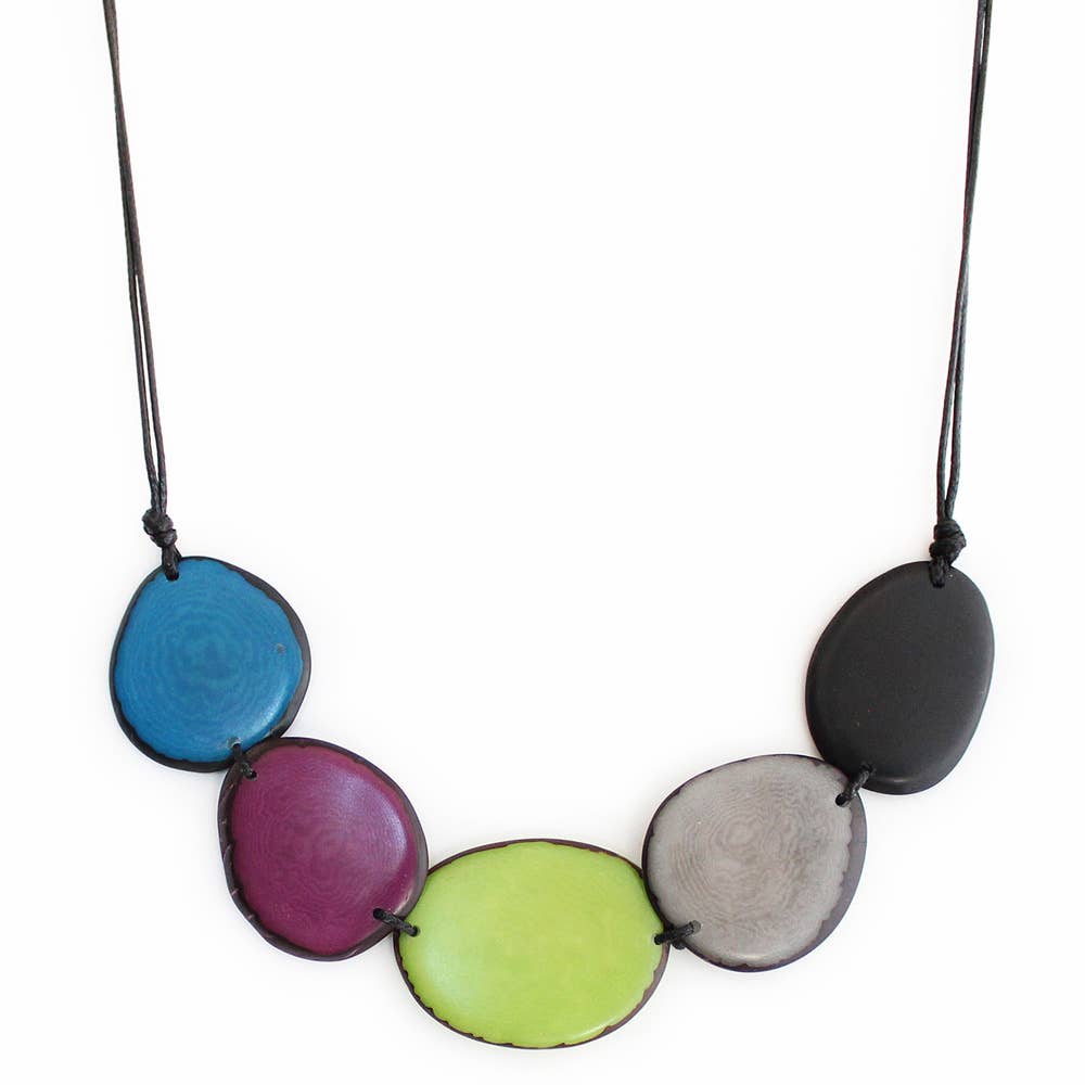 Muichic Natural Jewelry – Großhandel Perlenkette – Chips Tagua Halskette, handgefertigt, Fairtrade, leicht11
