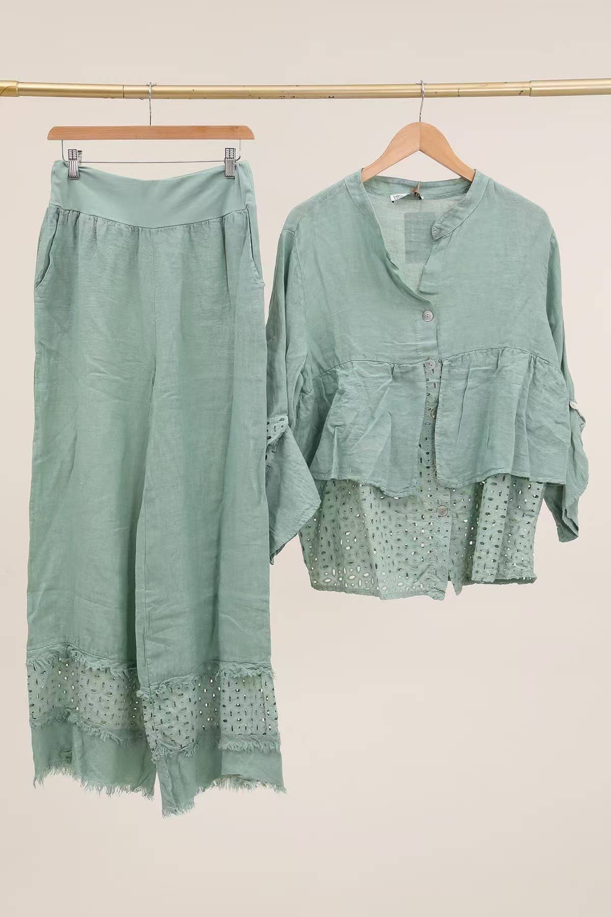 LÉA & LUC - Vendita all'ingrosso Pantalone - Donna - Pantaloni in 100% Lino RIF. 3049036