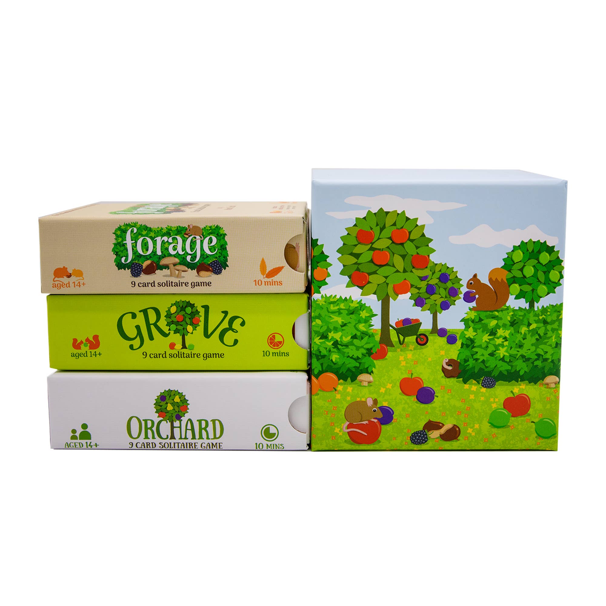 Bridge Distribution - Wholesale Card Game - Harvesting Trilogy - Orchard, Grove and Forage 3-Pack2