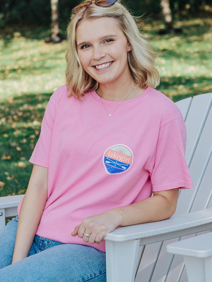 Ringspun Sandbar Circle Short Sleeve for wholesale by Lakegirl