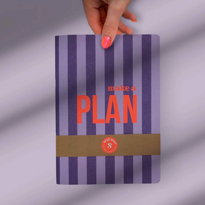 A5-anteckningsbok│Gör en plan│Utformad för att inspirera till handling. för wholesale av wild star