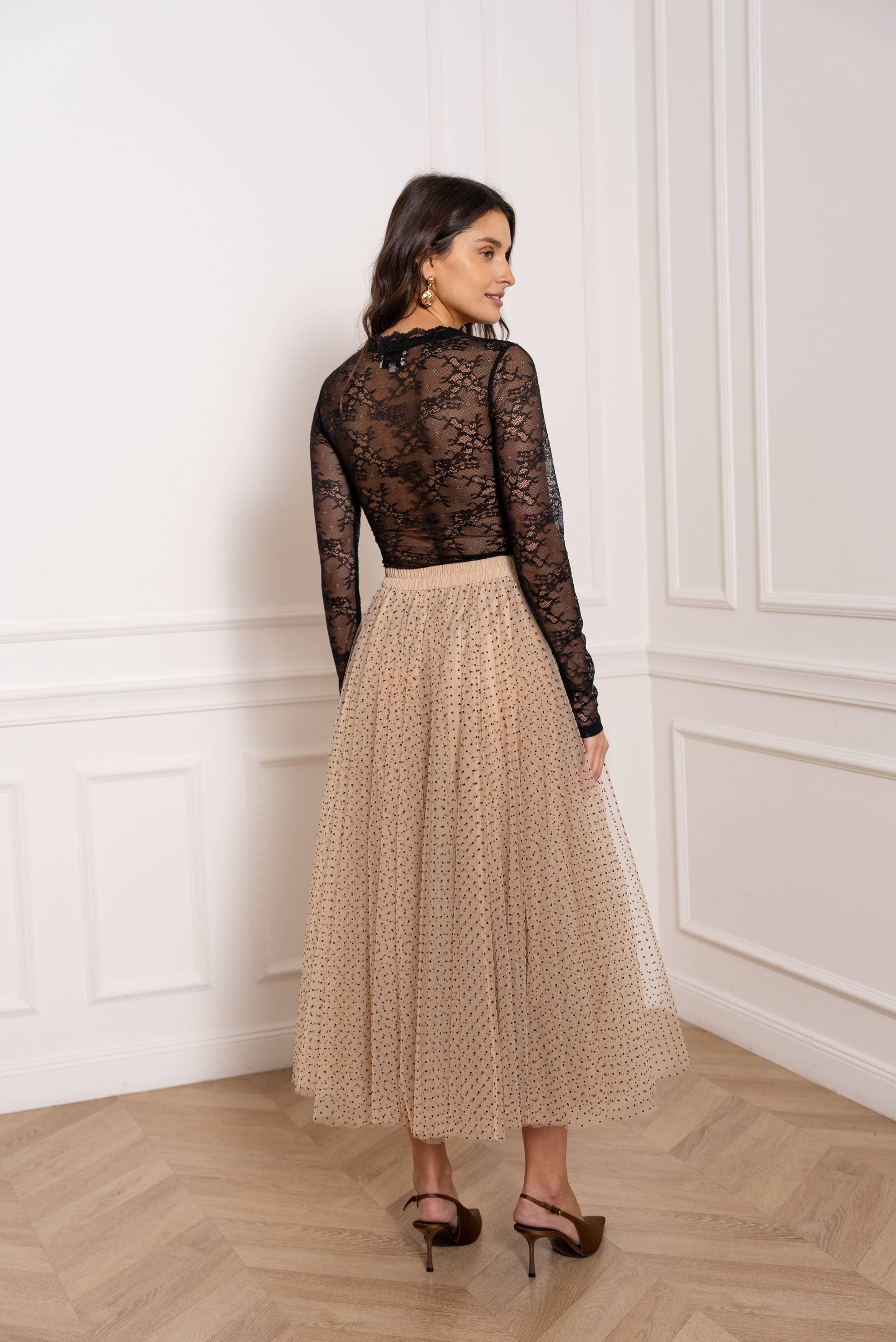 CHOKLATE PARIS – wholesale Kjol - Dam – Aria tulllkjol med plumetis - CK08077-32