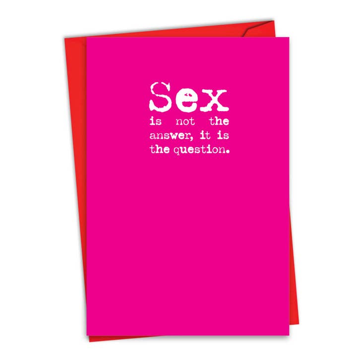 NobleWorks - Wholesale Valentine's Day Card - Valentine's Day Card - Yes Is Answer Text1