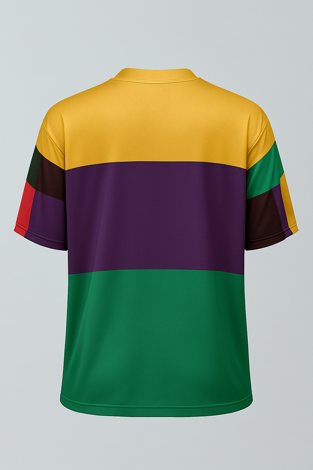 Factory Blanks – wholesale T-shirt – men's – SUNSET RETRO STRIPE BOXY JERSEY – NEW STYLE STREETWEAR
1