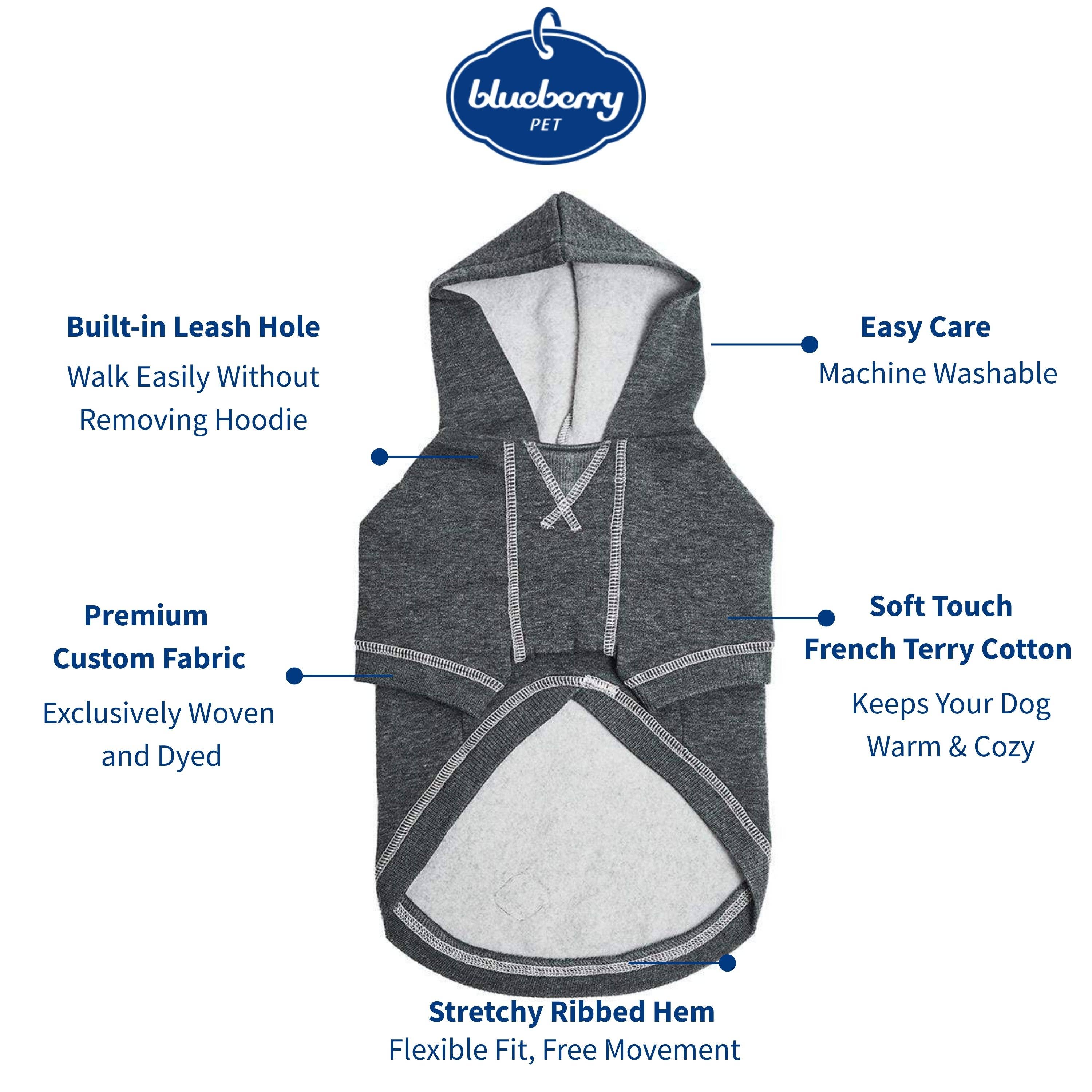 Blueberry Pet - Wholesale Hondenhoodie - Hond - Op maat gebreide en geverfde bijpassende hoodies voor hond en eigenaar51