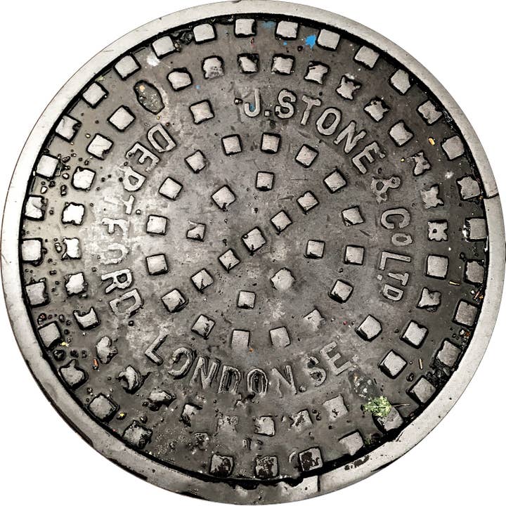 PROJECT UK - London, UK 2 - Sewer Cover Doormat for wholesale by Vernakular Photo Designs