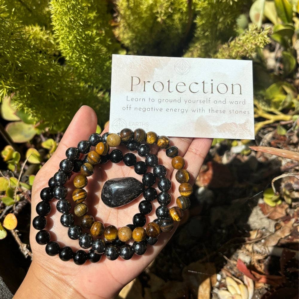 Earths Elements Wholesale - Wholesale Jewelry Set - Intentions Bracelet Set - 8mm Protection<br>1