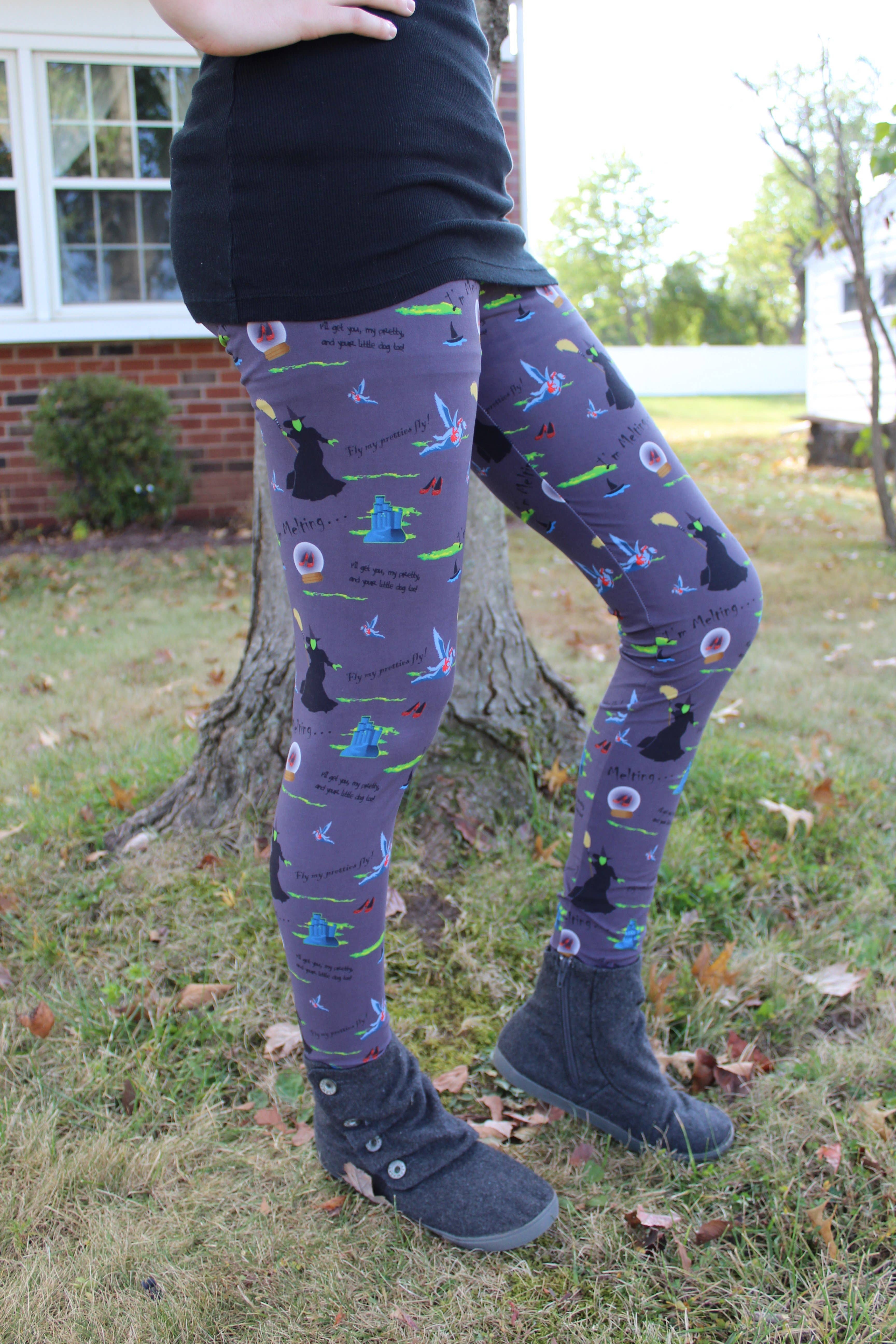 Scaredy Cat - Girls Leggings – Apple Girl Boutique