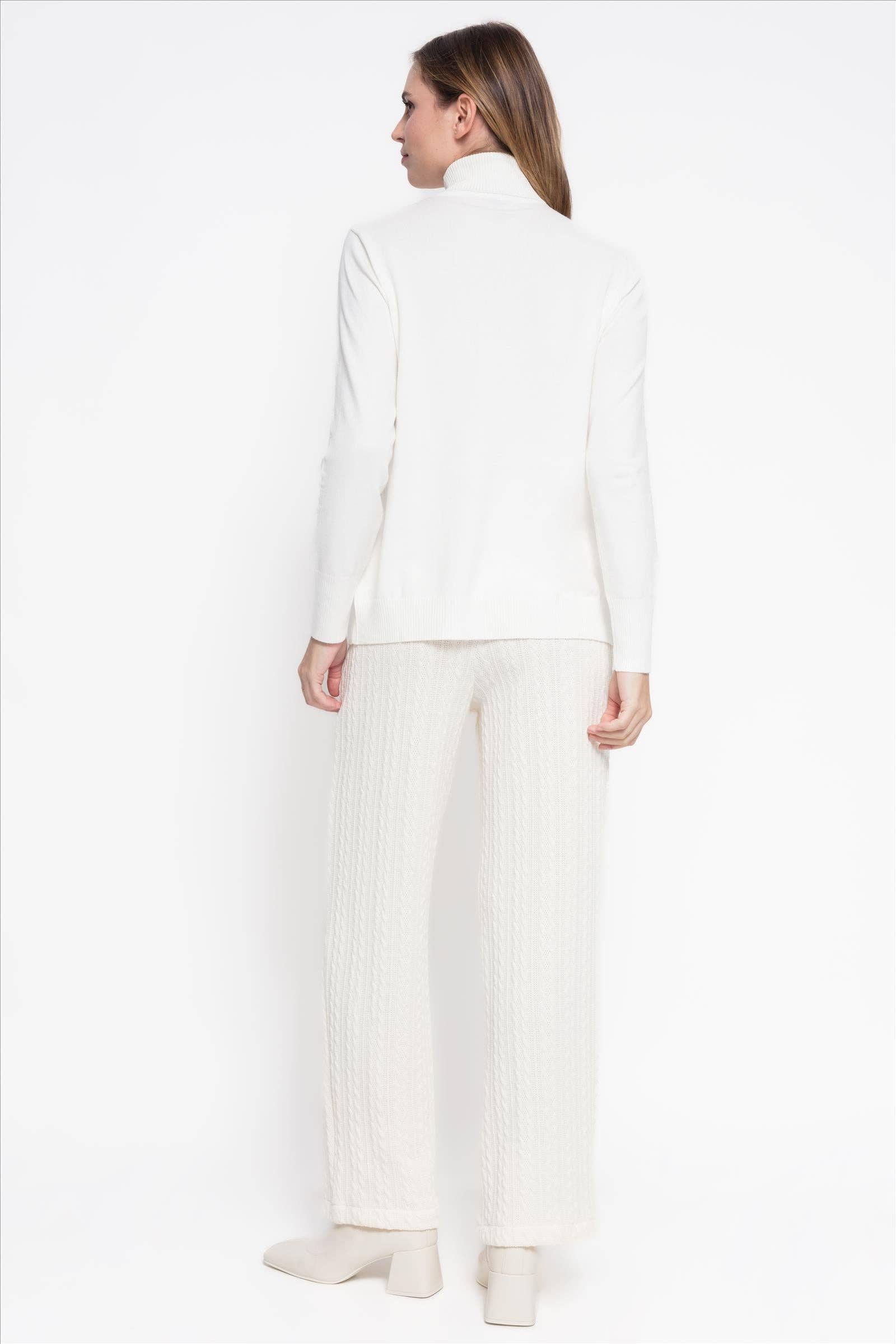 CMS Love - Wholesale Knit Top - Women's - BASIC VISCOSE KNIT TURTLENECK JERSEY B2B6