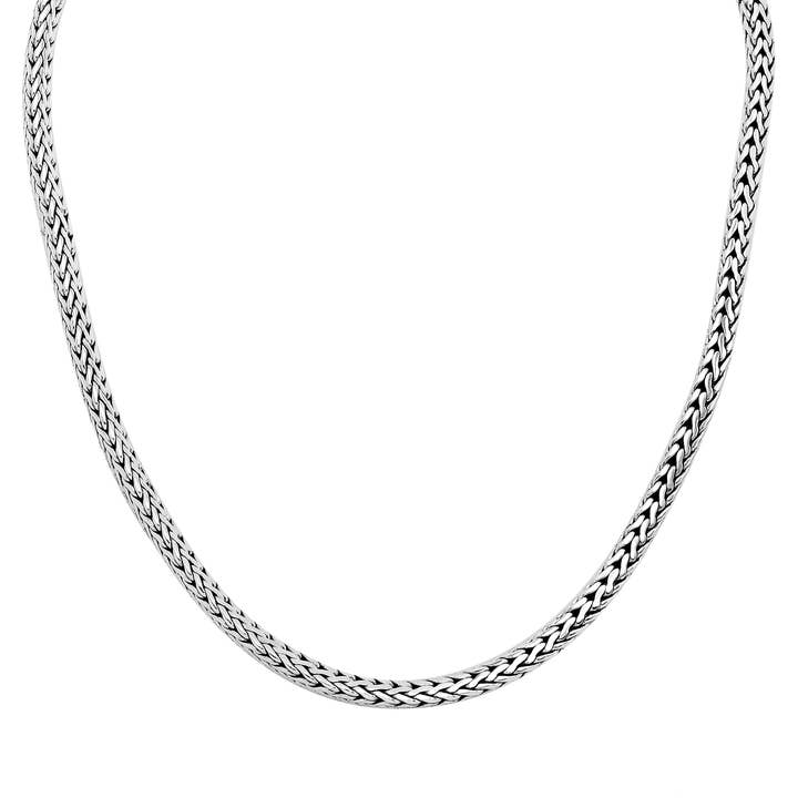 AN-6330-S-4MM Sterling Silver Lobster Chain – Handcrafted for wholesale by Bali Designs