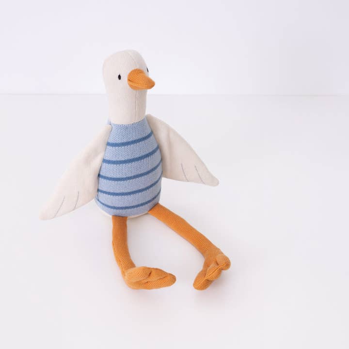 Knitted Duck Toy for wholesale by Meri Meri