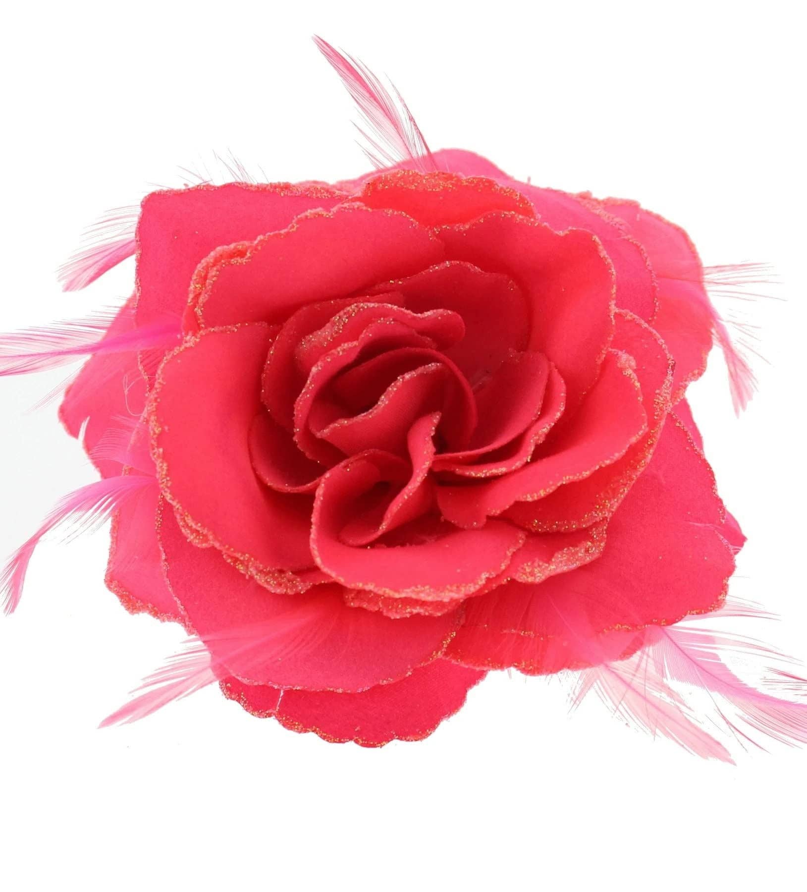 Topkids Accessories – wholesale Fascinator-hatt - Dam – Rose Flower Hair Clip Hårband Blommig Corsage Fascinator Hårband Aligator Näbbgrepp för kvinnor och flickor Bröllop Prom Party Särskilda tillfällen16