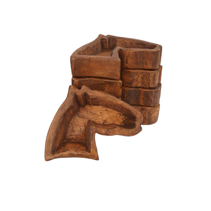 My Amigos Imports - Wholesale Candle Holder - Horse Head Bowl-8 x 7 x 2 inches-Candle Ready-Horse Head