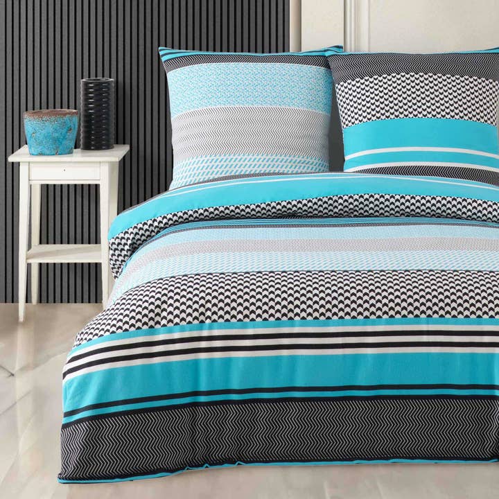 Bäver bäddset "Zigo", 100% bomull, dragkedja, 80x80 cm örngott för wholesale av Buymax