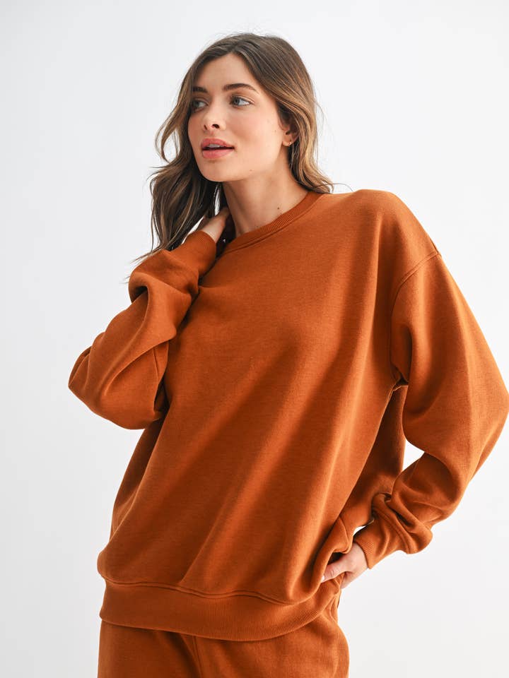 Mono B - Wholesale Sweatshirt - Women's - Oversized Fleece Sweatshirt1