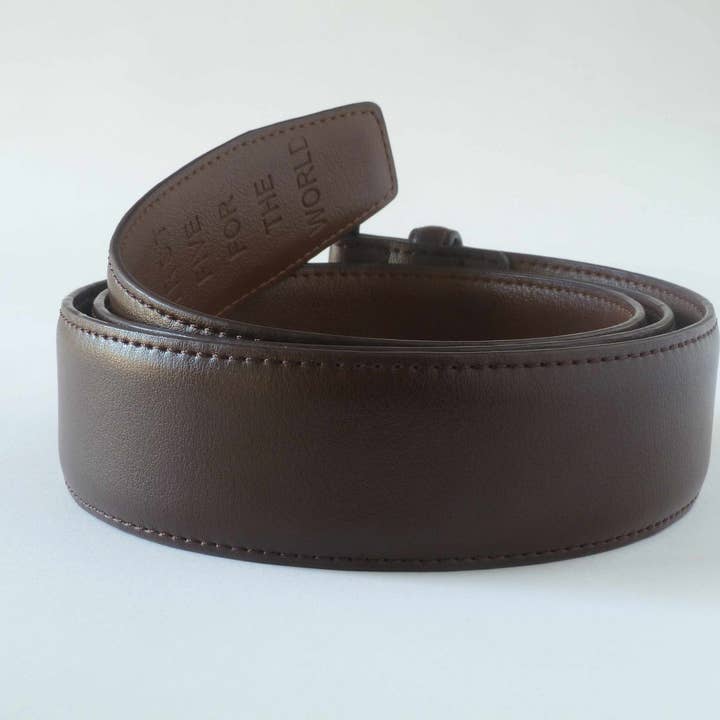 Doshi Metallic Black Chrome Casual Belt - Vegan for wholesale by Doshi.Shop