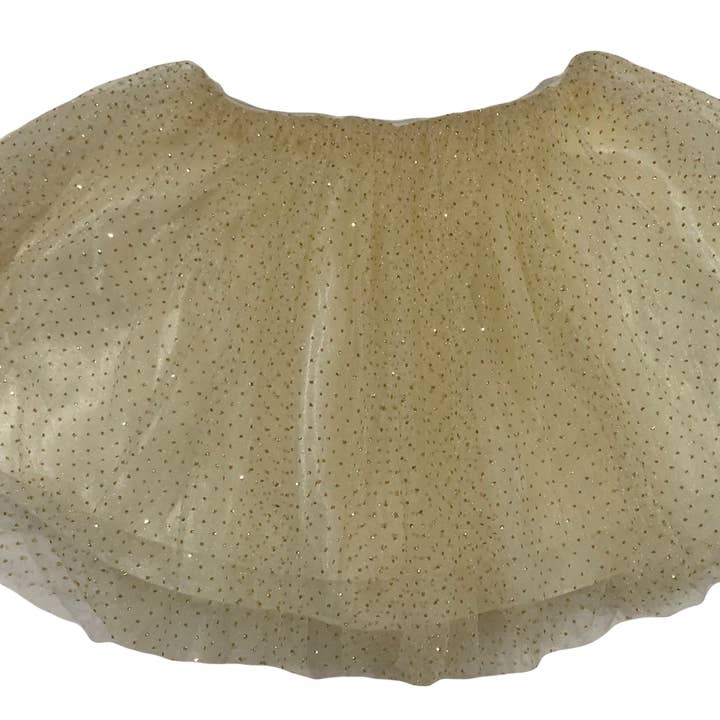 Sparkle Sisters by Couture Clips – wholesale Tutu – Child – Gold Petite Dot Tutu3
